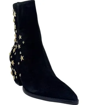 Matisse Caty Boot In Black Suede Stars