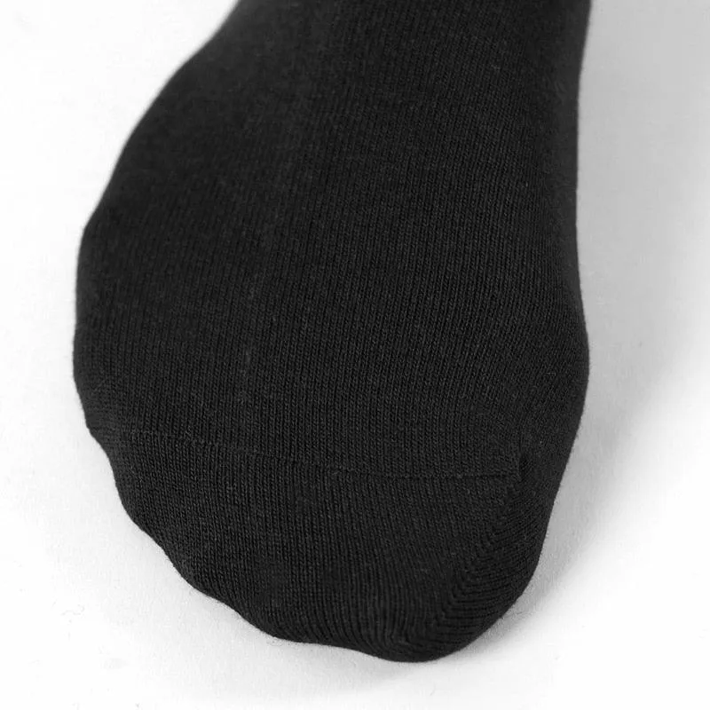 Men Bamboo Black Socks Breathable Business Dress Socks (6 Pairs/Lot)