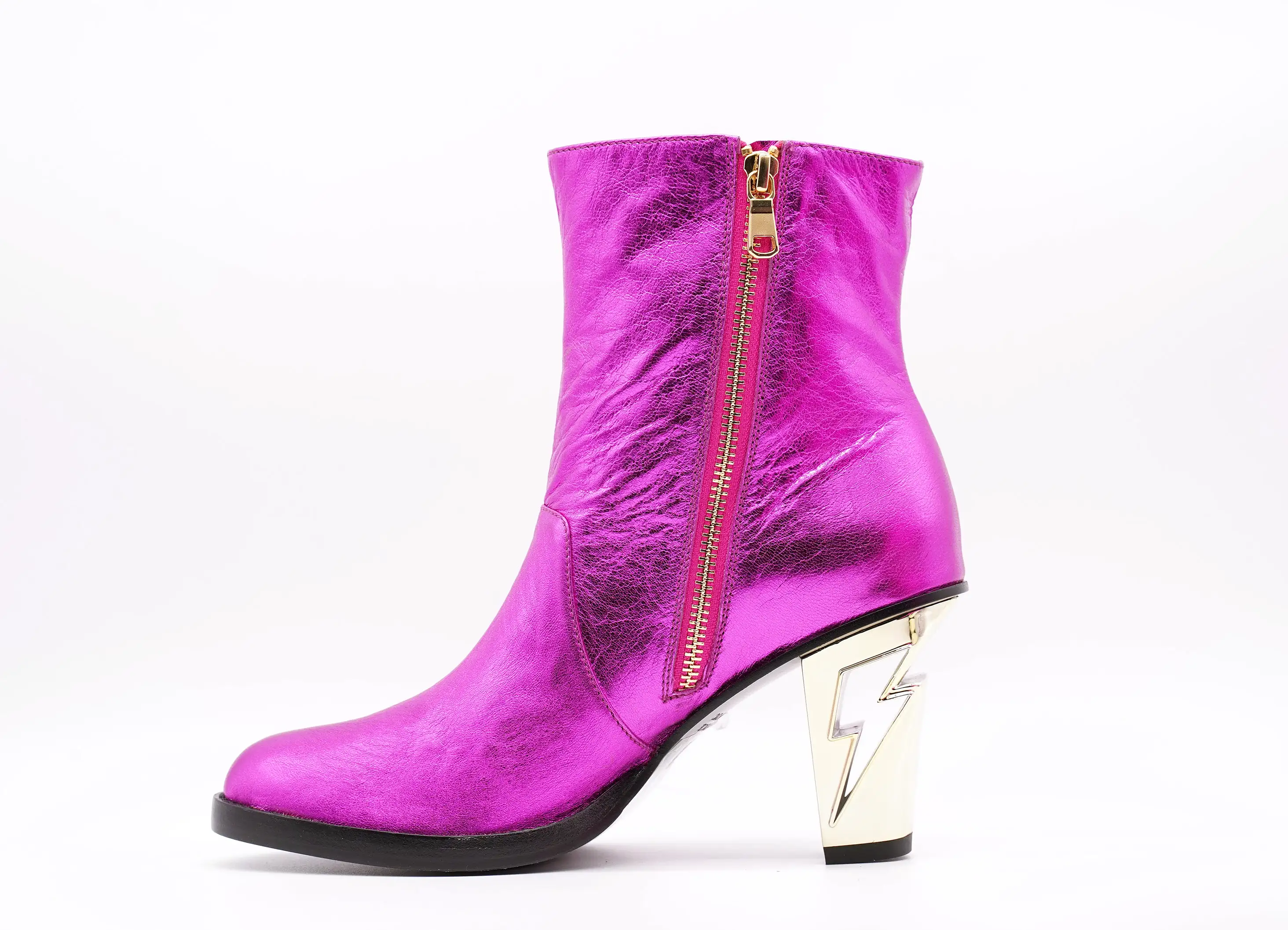 METALLIC PINK BOOTIE - MADE TO ORDER