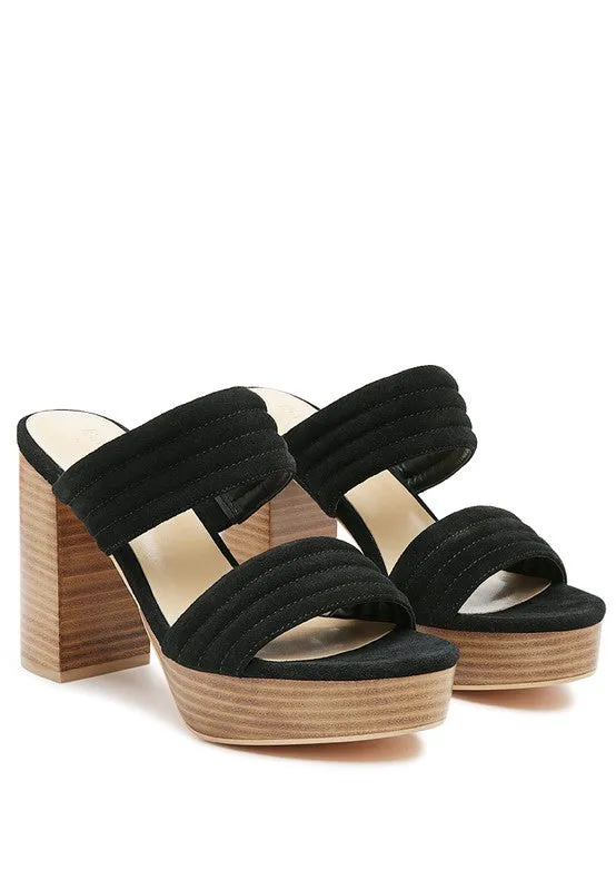 Mille Faux Suede Sandal