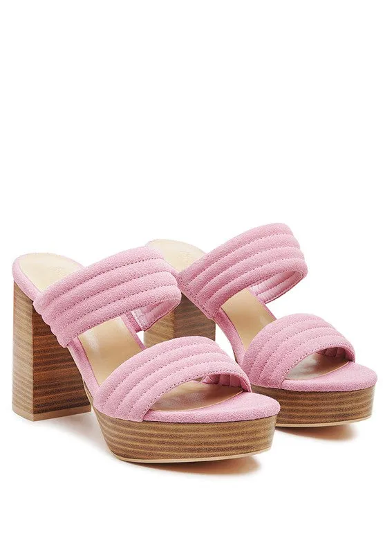 Mille Faux Suede Sandal