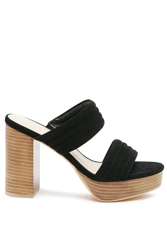 Mille Faux Suede Sandal