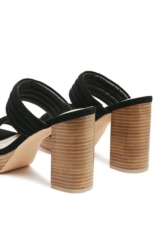 Mille Faux Suede Sandal