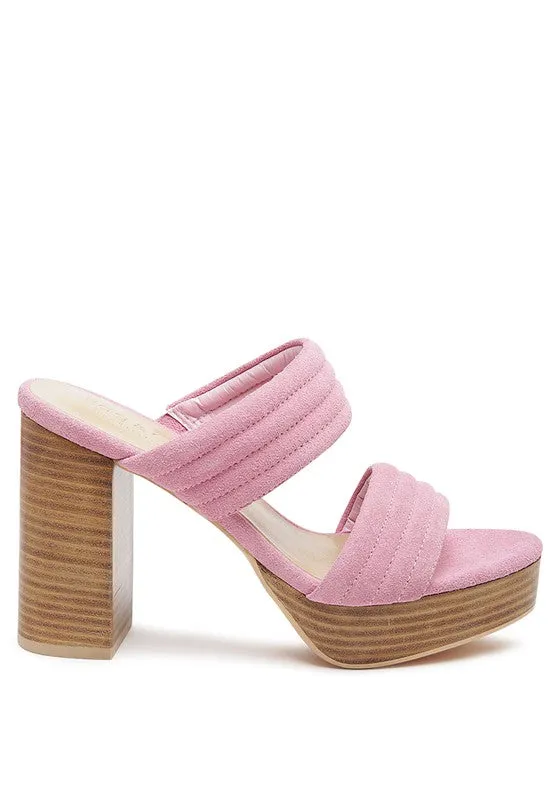 Mille Faux Suede Sandal