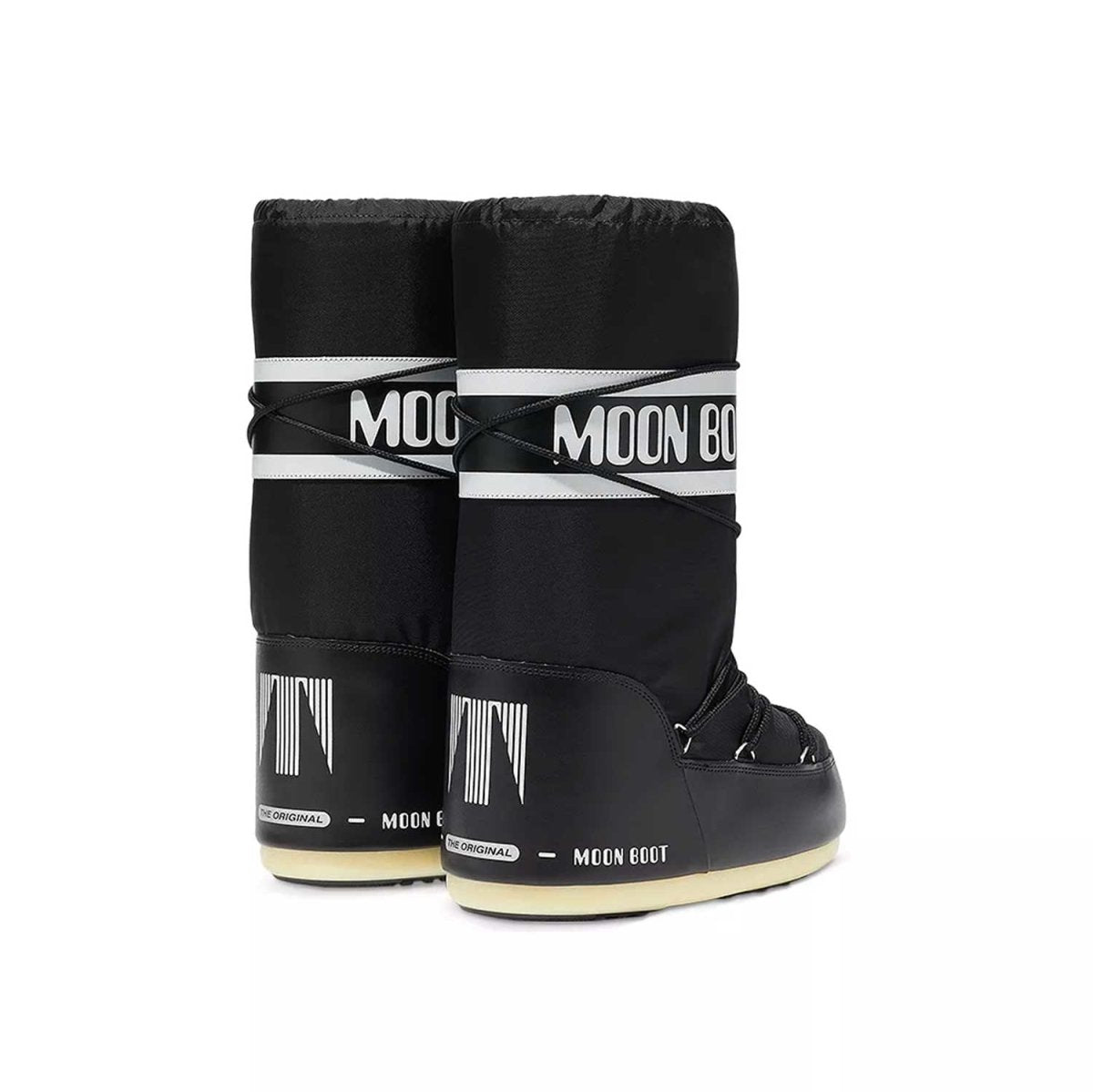 Moon Boot Girl's Icon Nylon Black