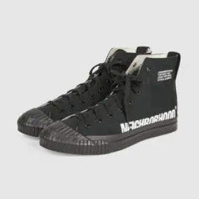 Neighborhood Side Logo High Canvas Sneakers