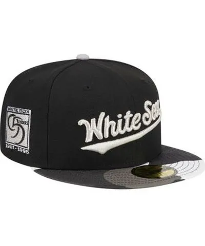 New Era Men's Chicago White Sox MLB Chicago Sox Metallic 59FIFTY Fitted Hat