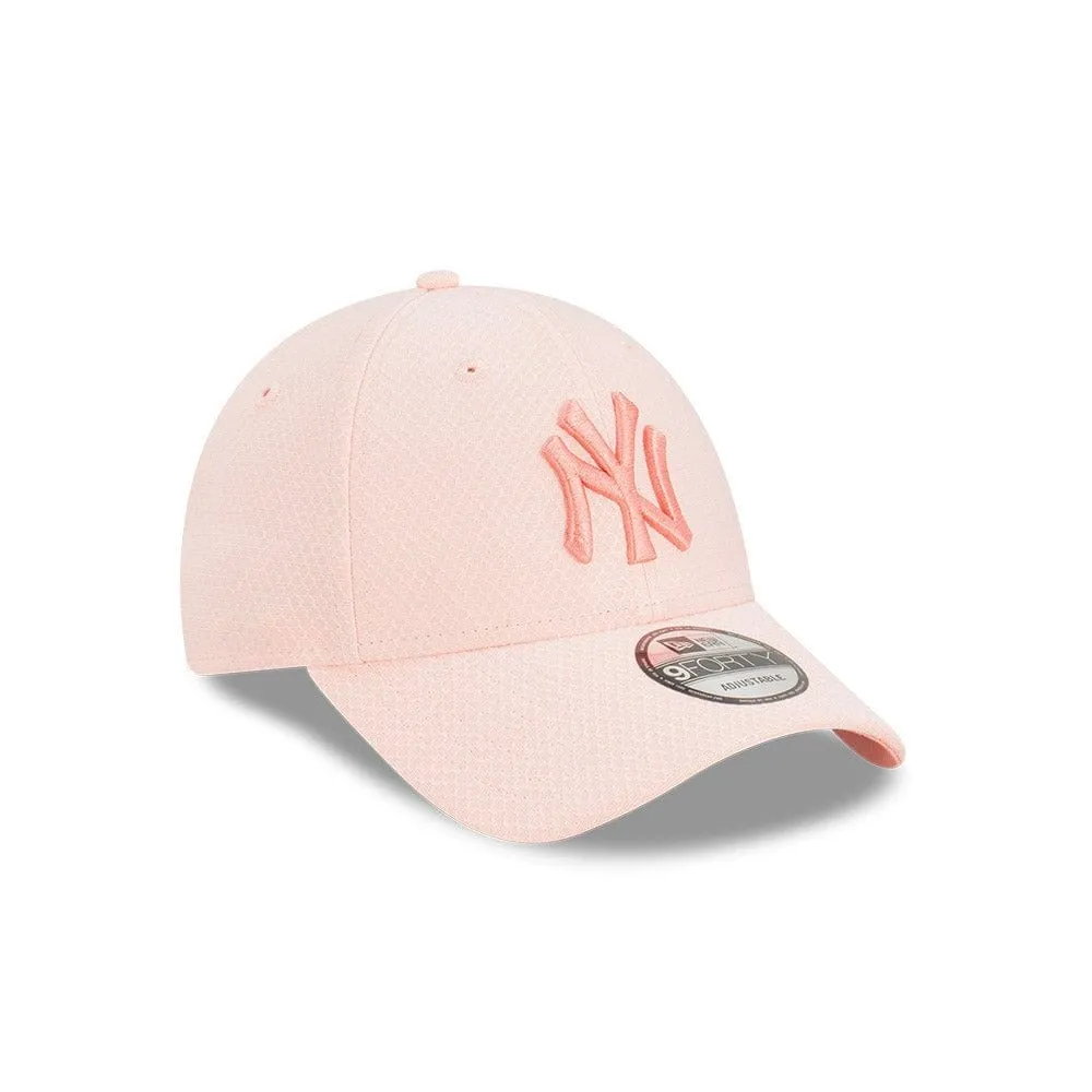 NEW ERA WOMEN'S 9FORTY NEW YORK YANKEES HEX PINK HAT