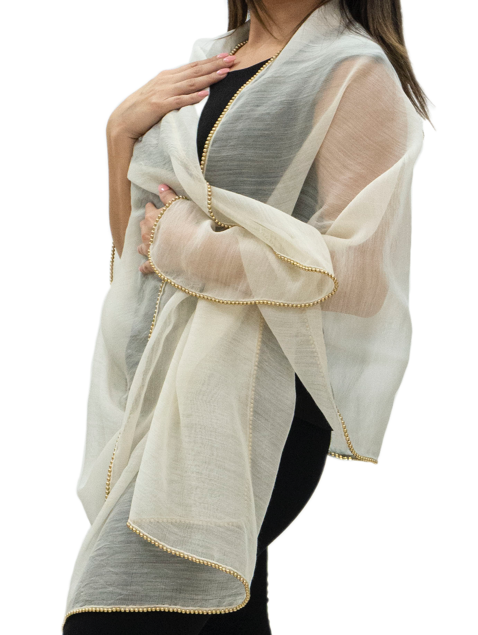 Princess Creme Shawl - (two colors)