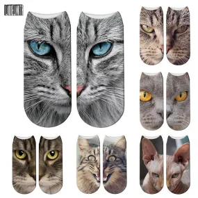 Printed Casual Winter Socks for Women with 3D Print Design