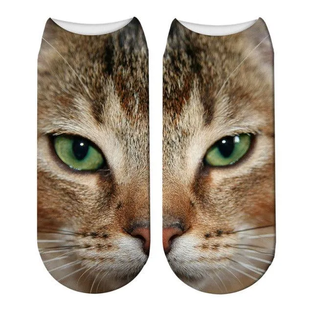 Printed Casual Winter Socks for Women with 3D Print Design