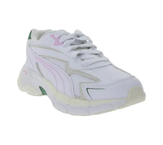 PUMA Teveris Nitro Preppy women's sneakers sporty leisure shoes with Nitro technology 391096 01 white