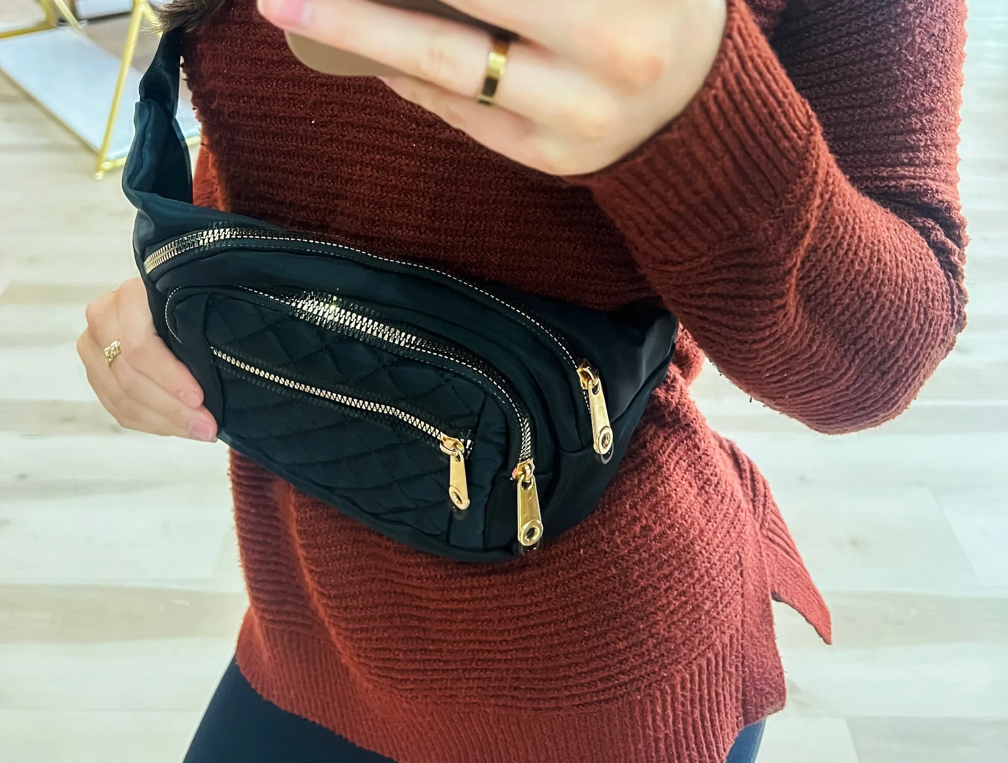 Quilted Belt Bag