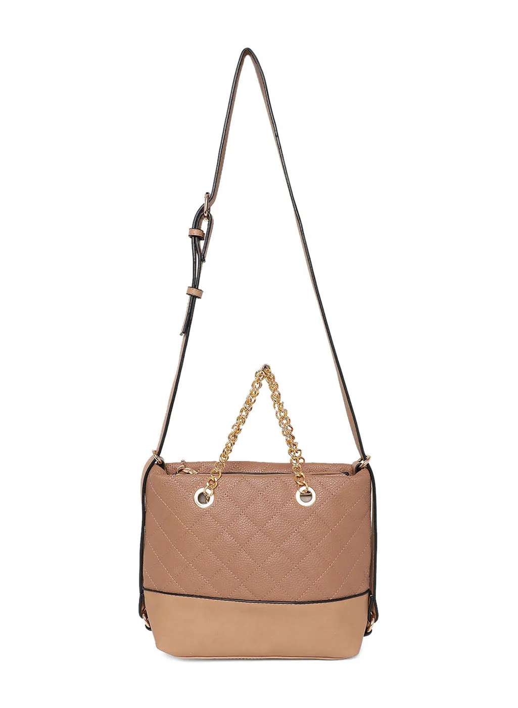 Quilted Brown Bag