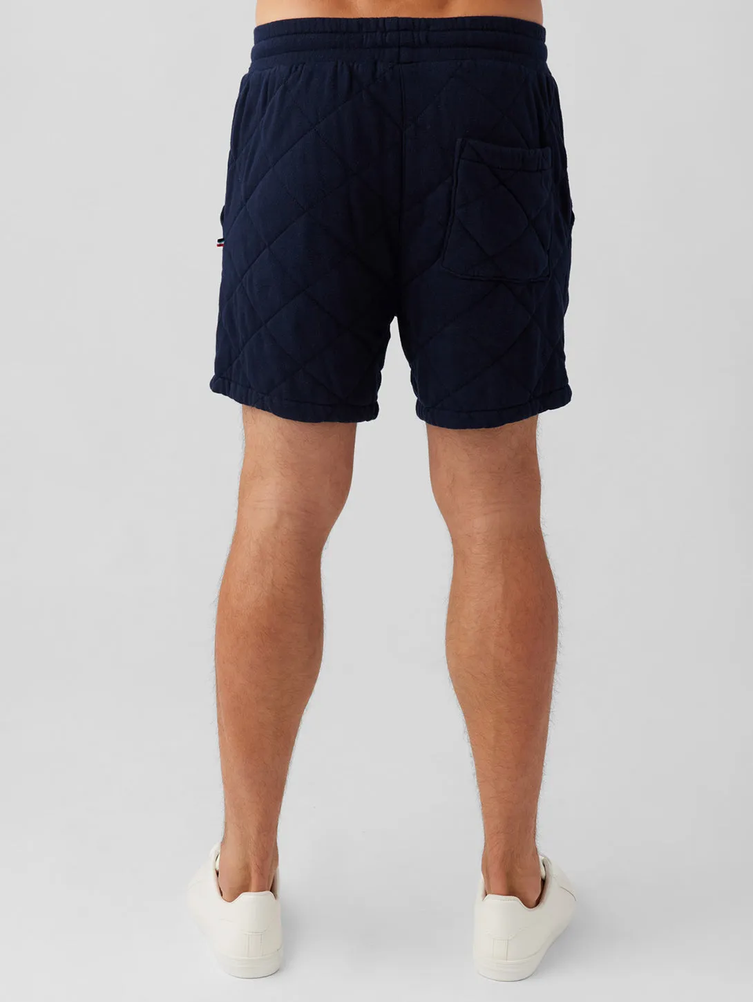 Quilted Short - Indigo