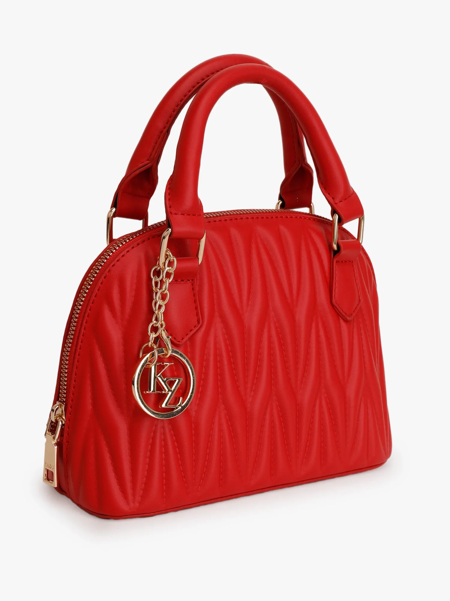 Quilted Solid Handbag