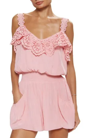 Ramy Brook - Ellen Romper - Pink Tulip