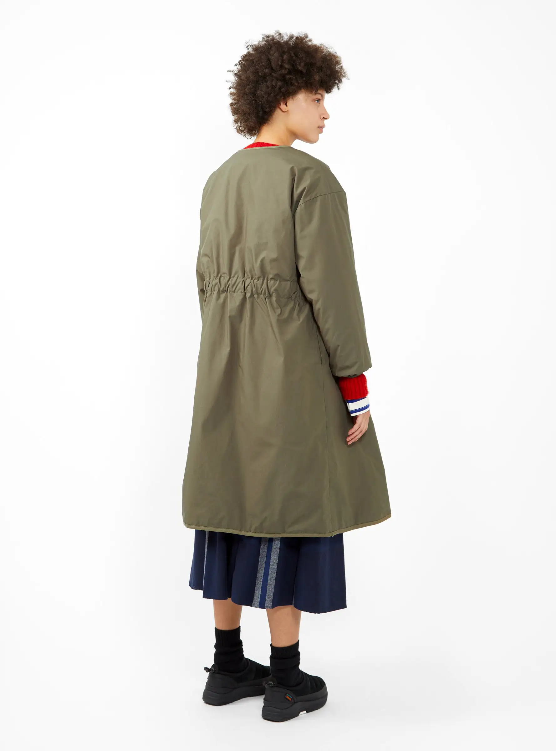 Reversible Down Coat Khaki