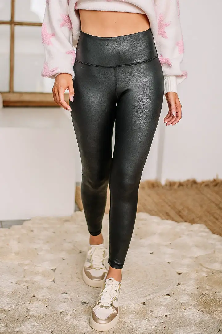 Run The World Faux Leather Leggings