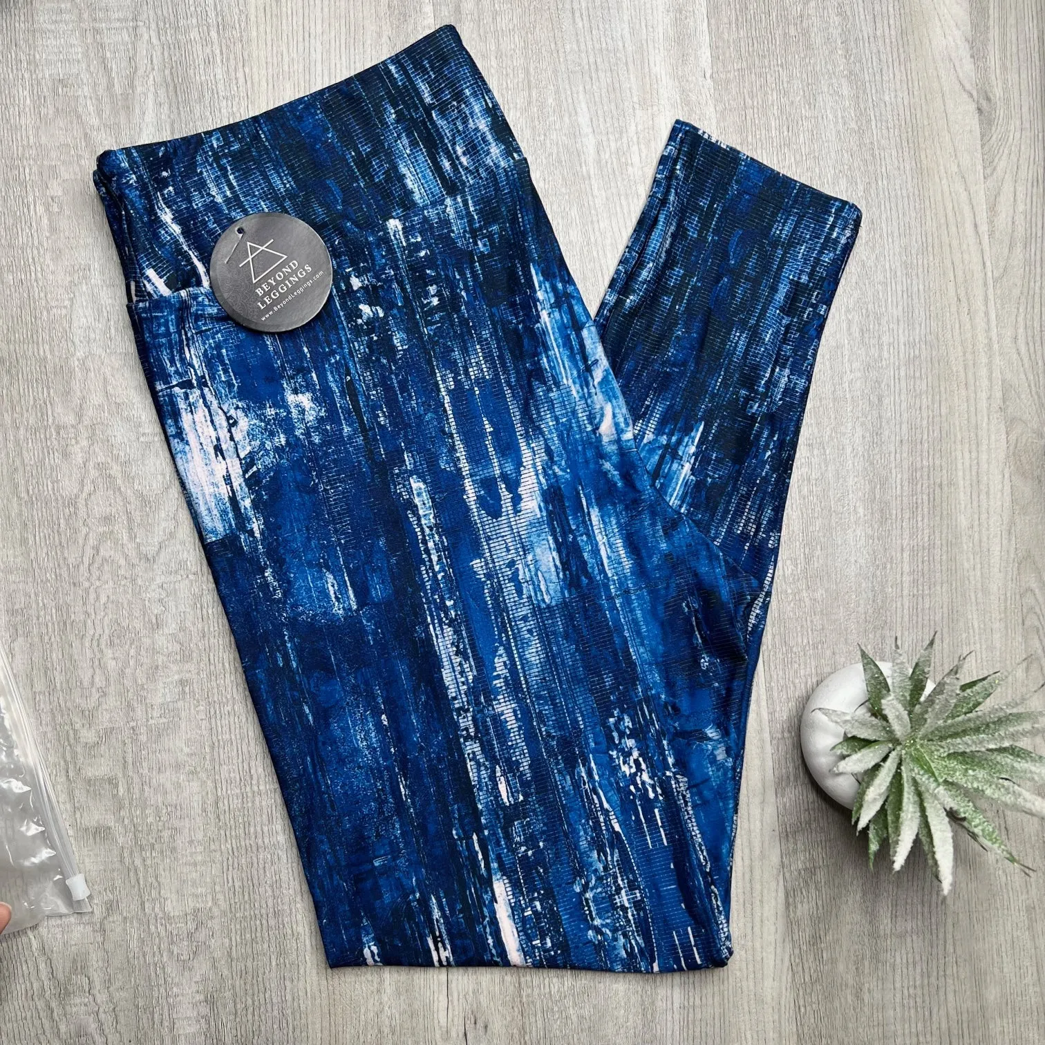 Rustic Blue Soft Leggings