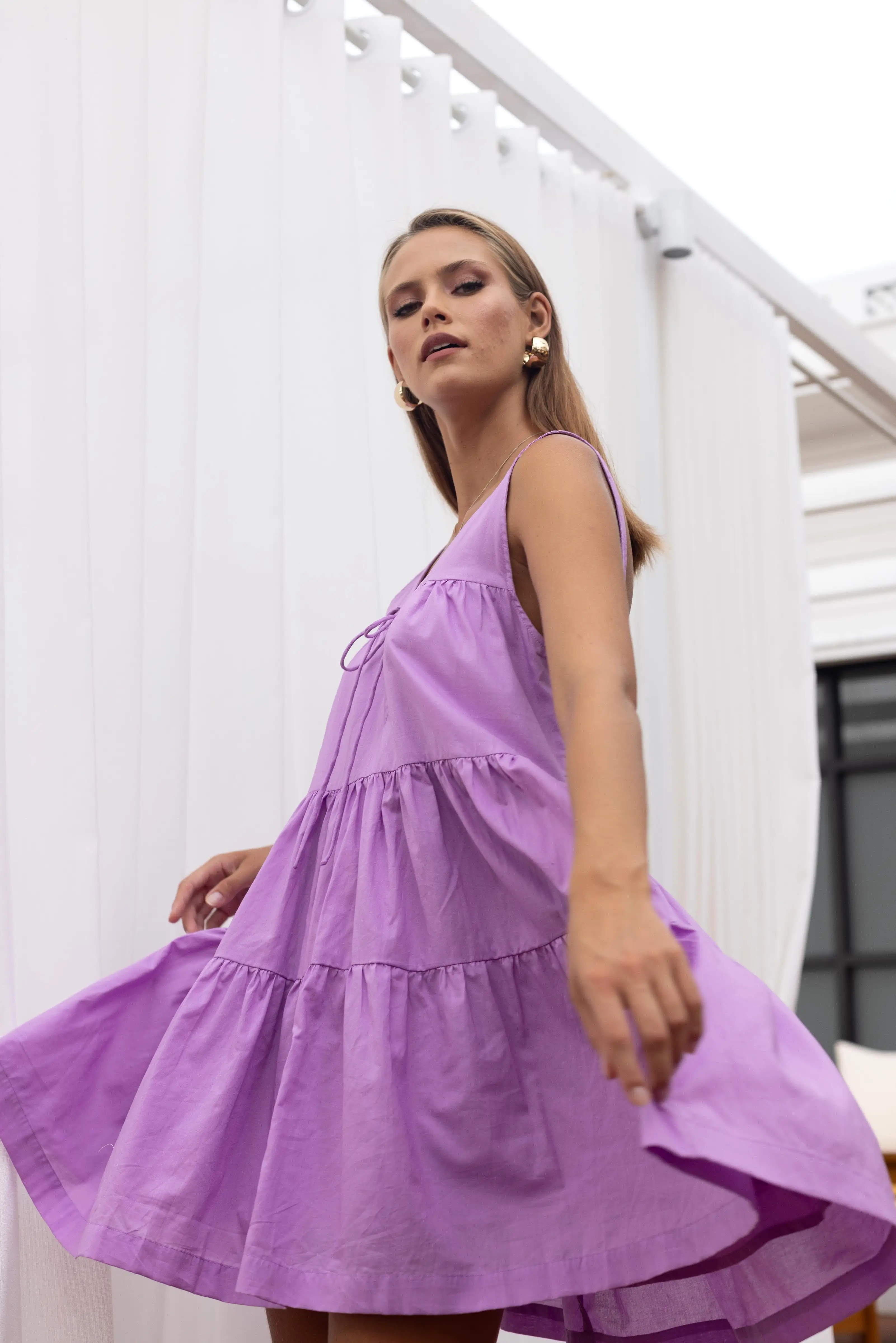 Sherbet Dress - Purple