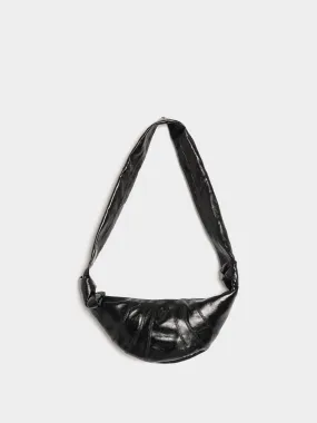 Small Croissant Bag, Black