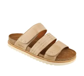 Taos Womens Tremendous Slip-on Sandal- Stone Leather