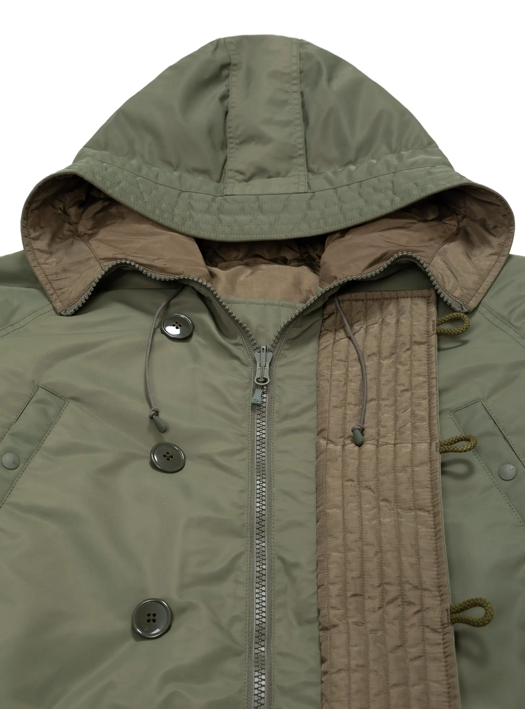 Tech Reversible N-3B Coat Olive