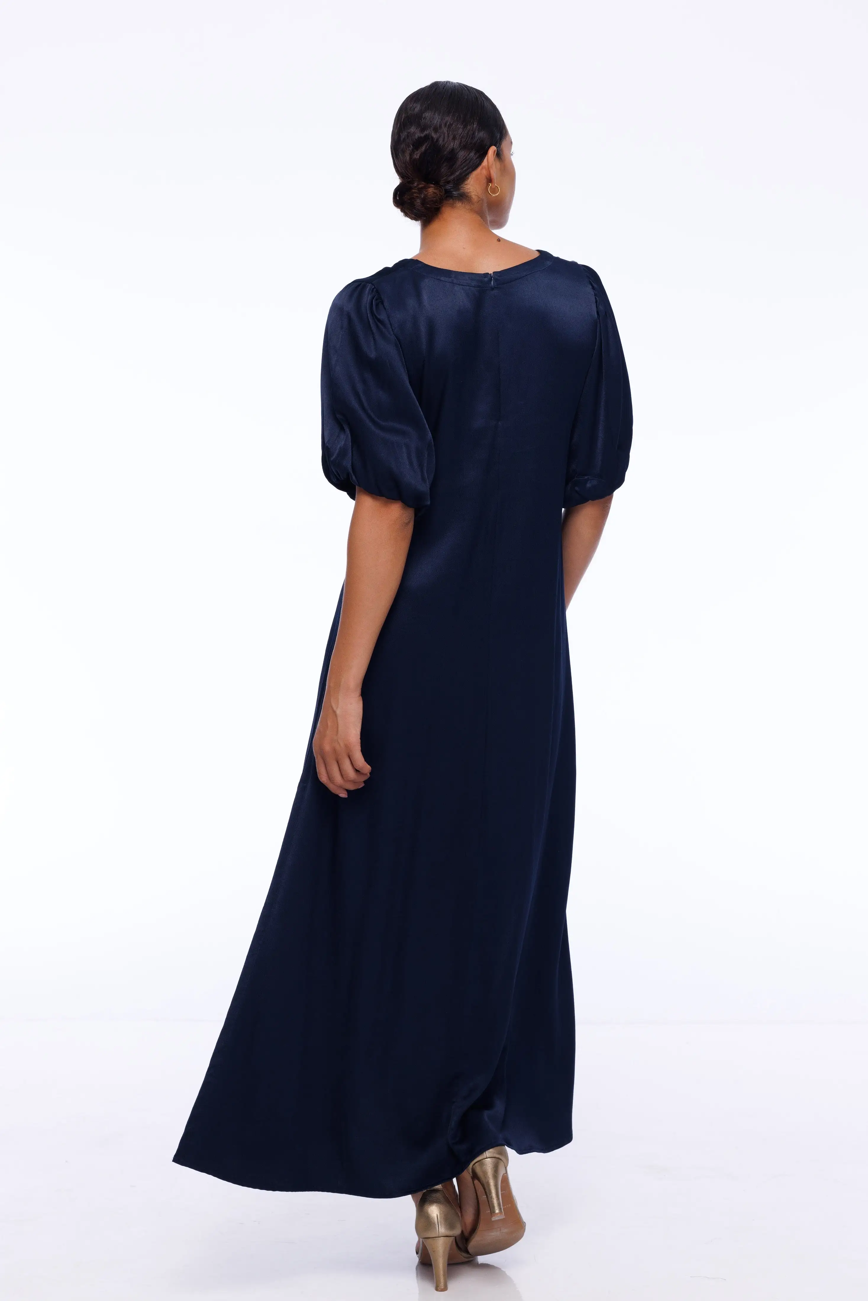 Vallis Dress - Indigo