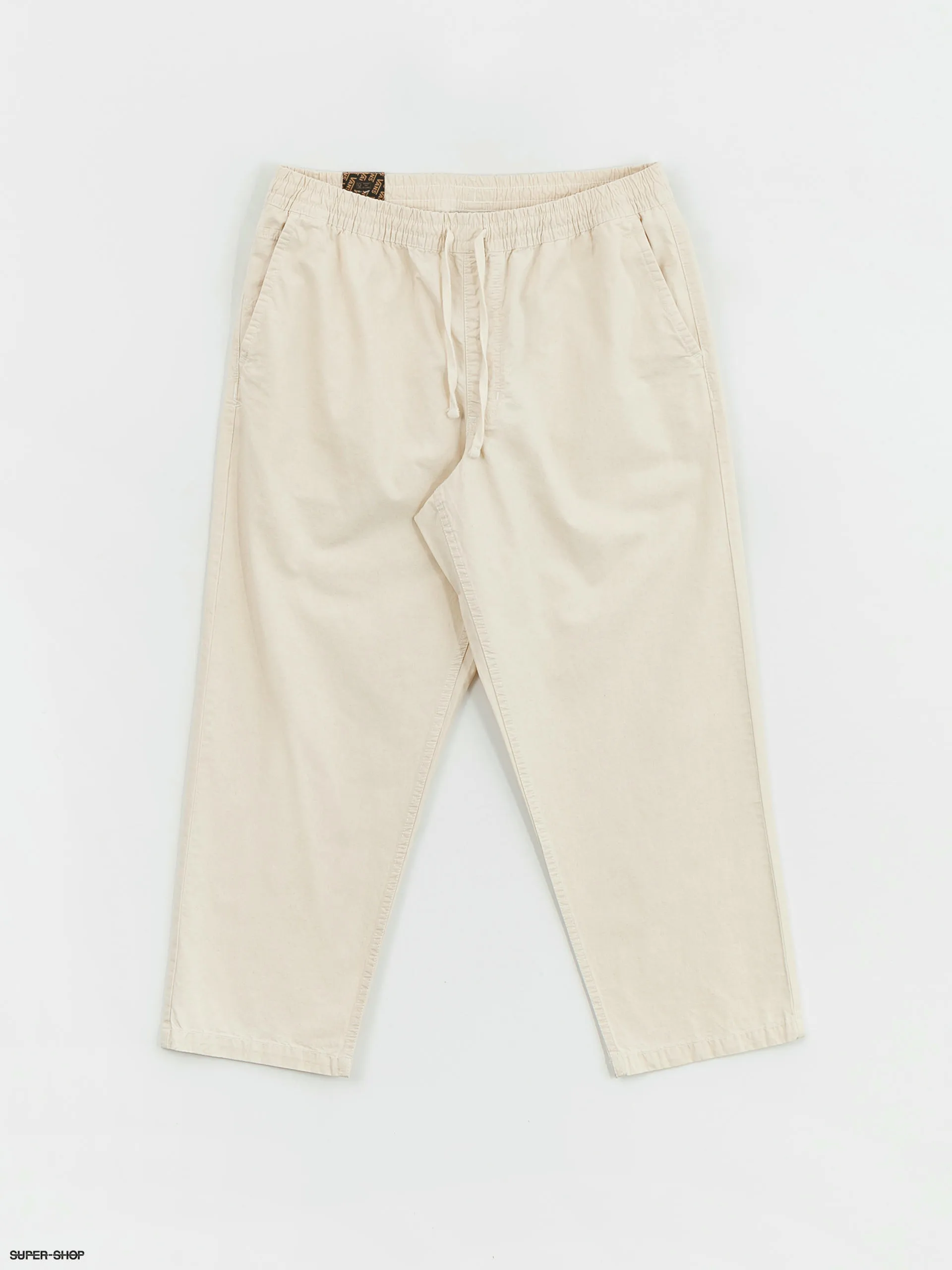 Vans Range Loose Cropped Elastic Waist Pants (natural cotton)