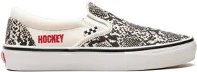 Vans x Hockey Skate Slip-On Snakeskin sneakers White