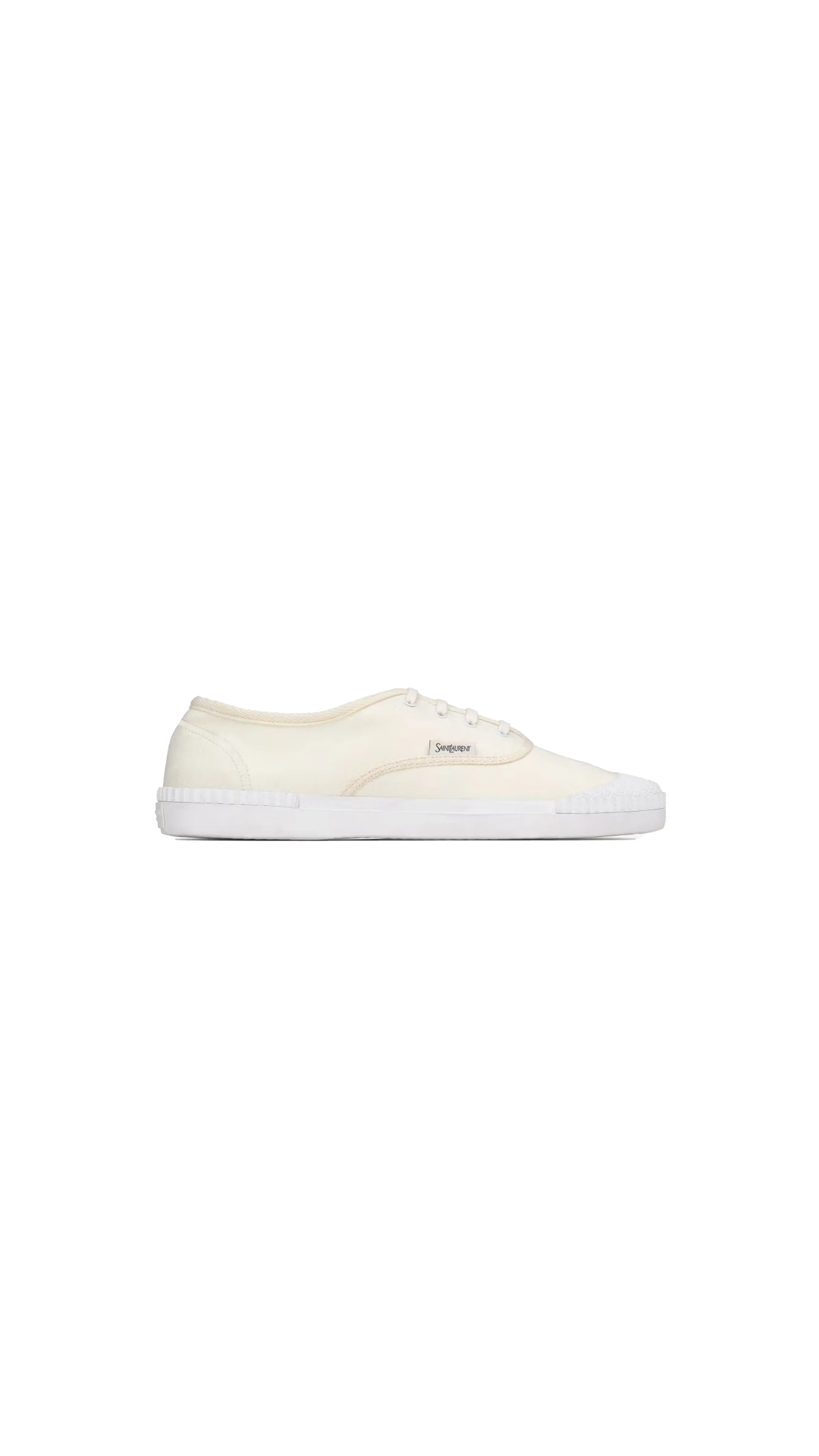 Wes Sneakers In Canvas - Milk