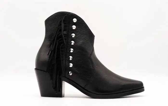 WESTERN FRINGE STUD BOOTIE - MADE TO ORDER