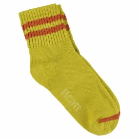 Women Ankle Socks Yellow / Orange