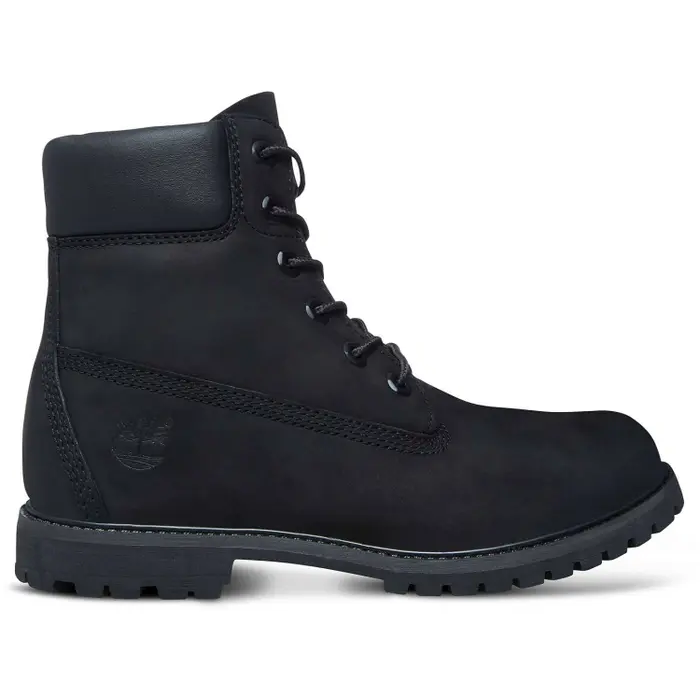 Womens 6-Inch Premium Waterproof Boot - Black Nubuck