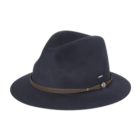 Womens Matilda Mid Brim Hat - Navy