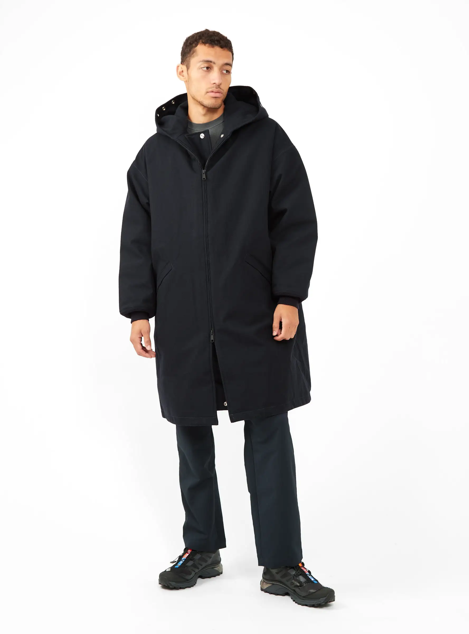 Wool GORE-TEX Cadet Coat Navy