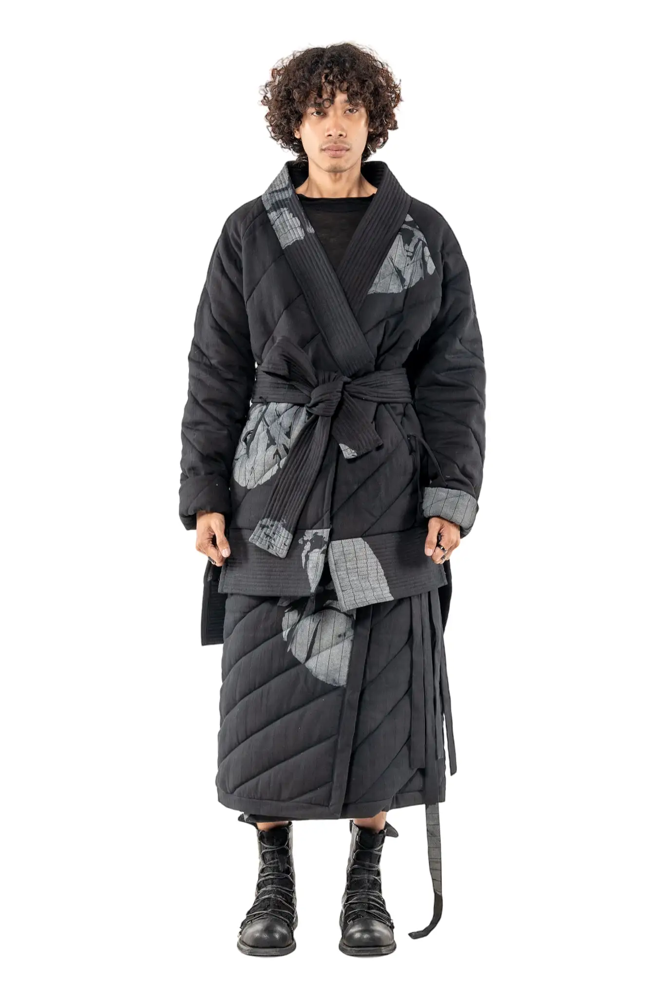 Yao Puffer Kimono Coat