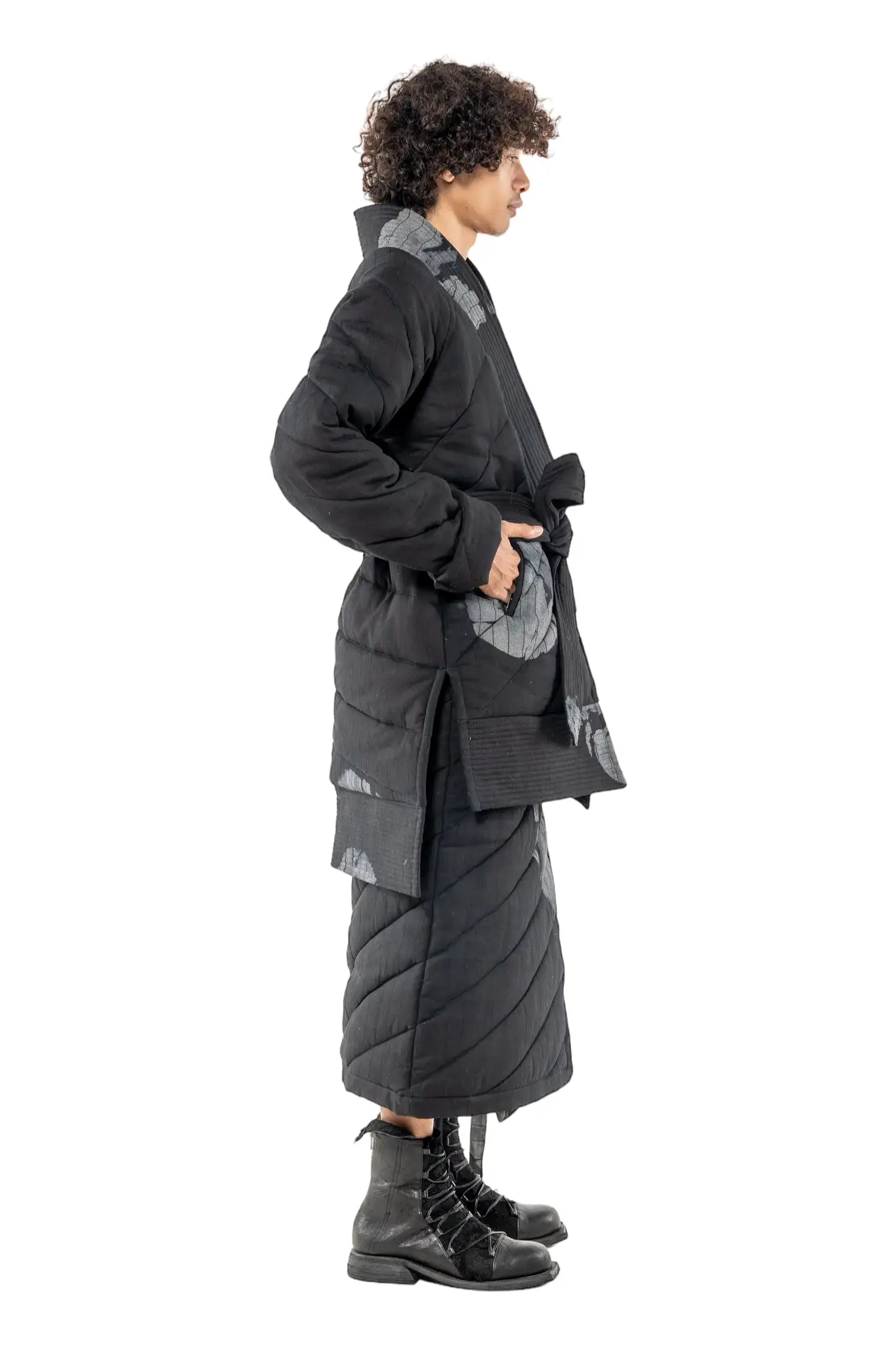 Yao Puffer Kimono Coat