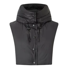 YVES SALOMON Capuche Padded Hood Bib - C99 NOIR